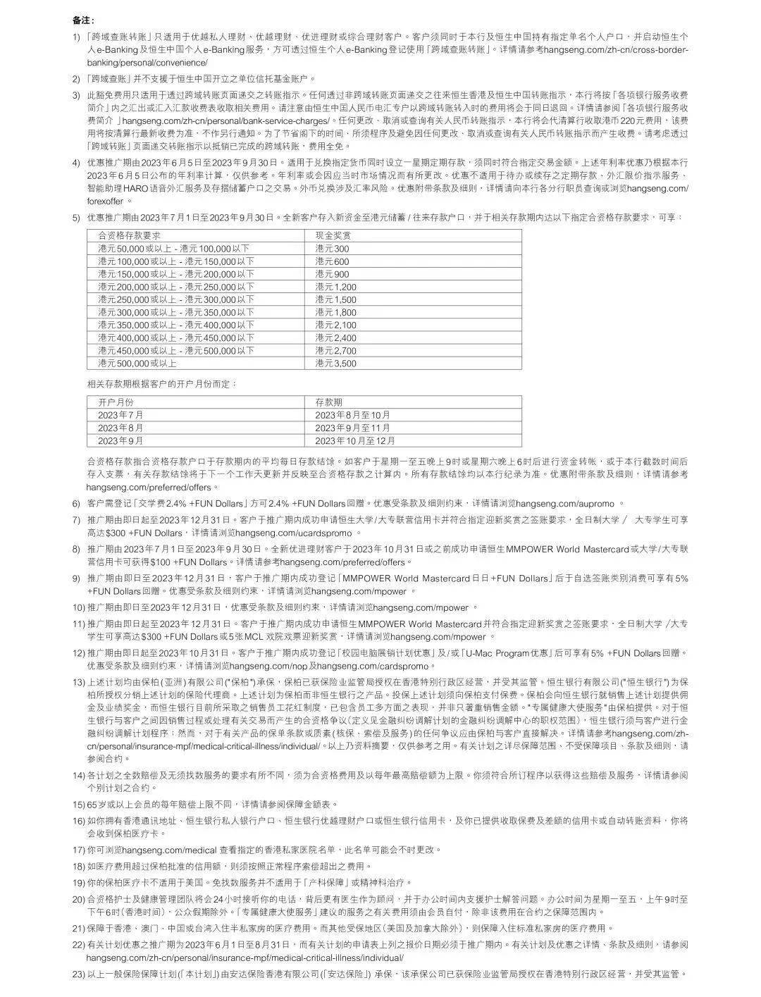 cssa活动 | 2023年cuhk cssa & 香港恒生银行开户优惠奖赏