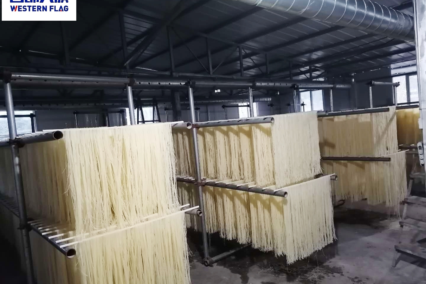 西部大旗米粉烘干现场
