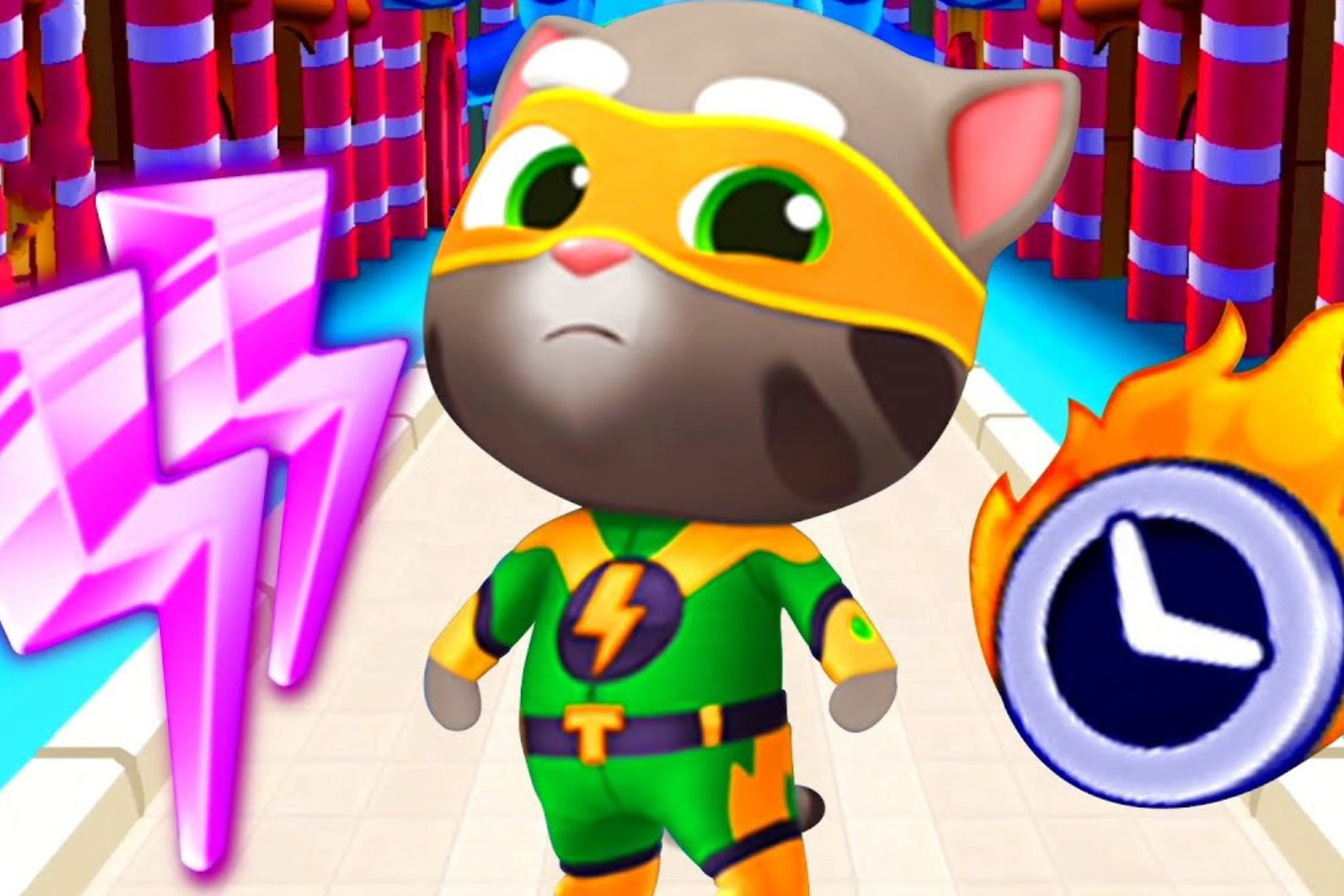 汤姆猫跑酷游戏超级汤姆猫开启新任务新地图