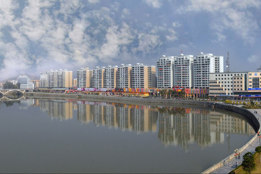 地图里看区域发展广东省乐昌市城市化进程