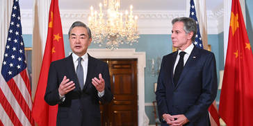 王毅同美国国务卿布林肯举行首日会谈