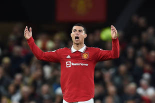 曼联1-0西汉姆 C罗屡失良机表情无奈