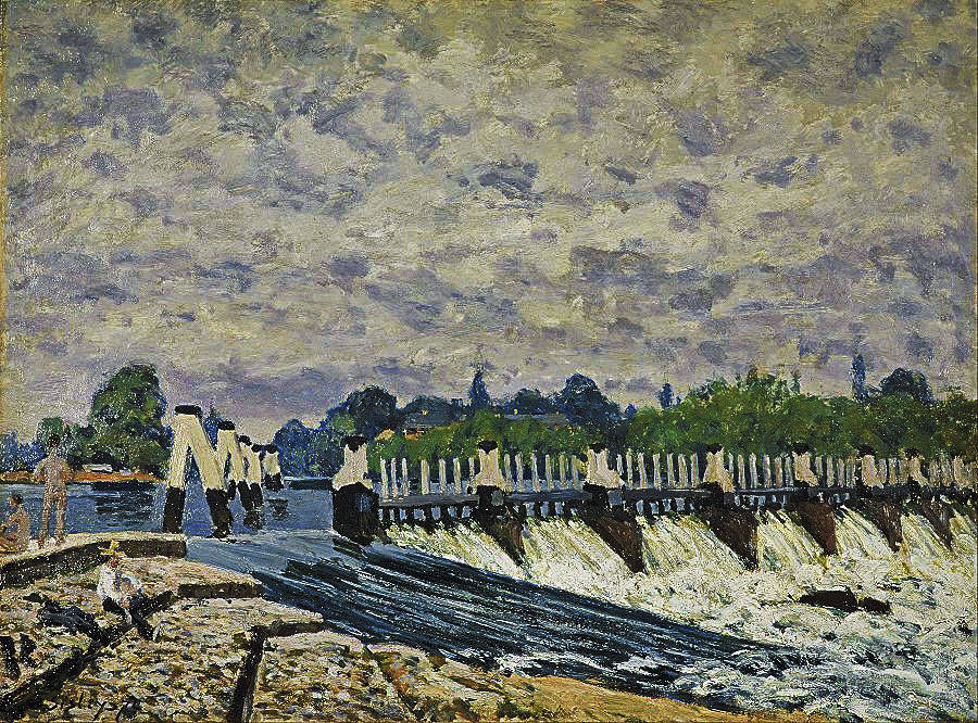 印象派画家阿尔弗莱德西斯莱江河流域篇