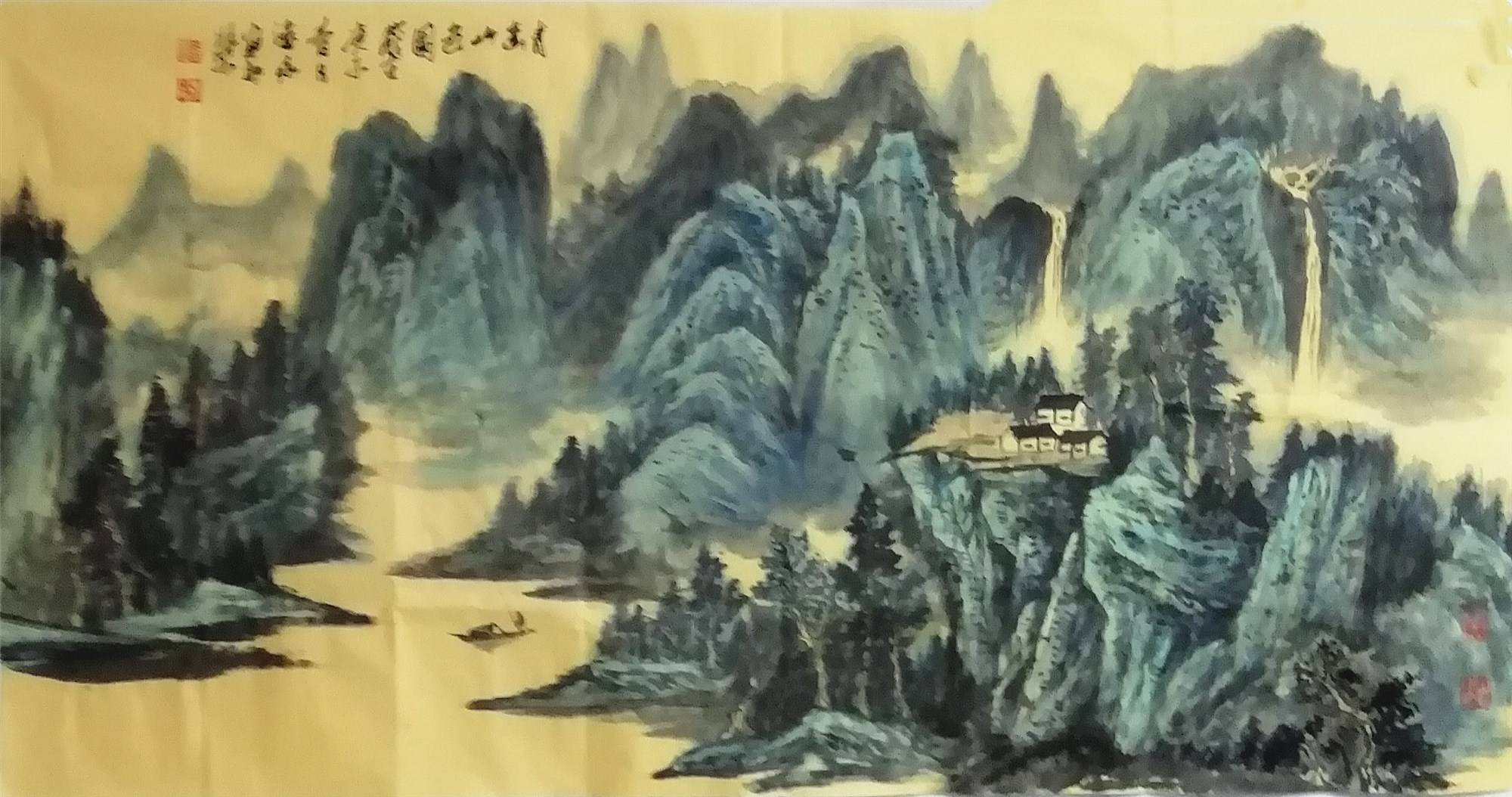 【书画名家】著名画家潘永艺术作品赏析