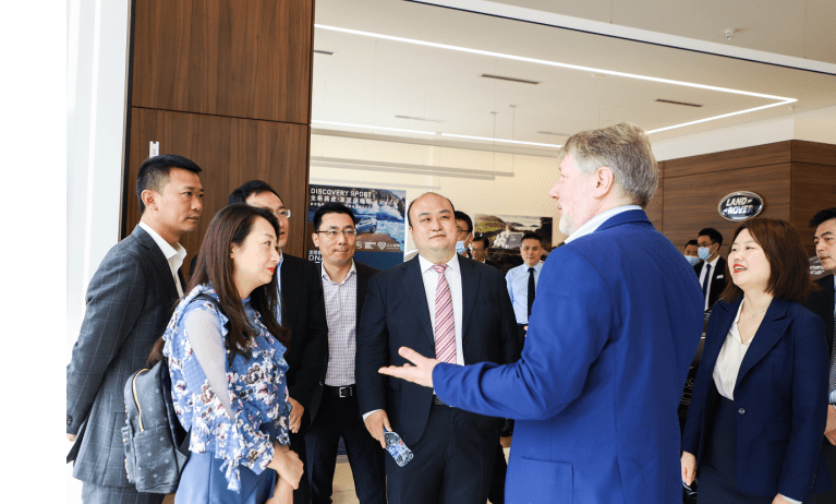 捷豹路虎imss总裁李大龙先生莅临苏州运通和捷访问指导