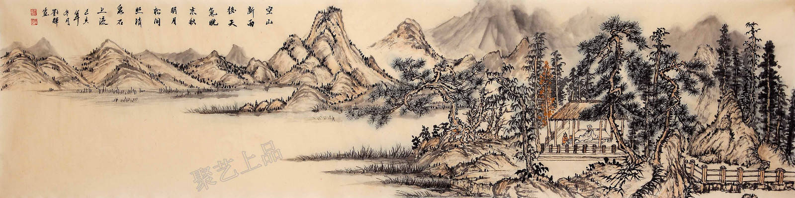 意境悠远 风雅怡人 画家刘辉山水画 当真美哉
