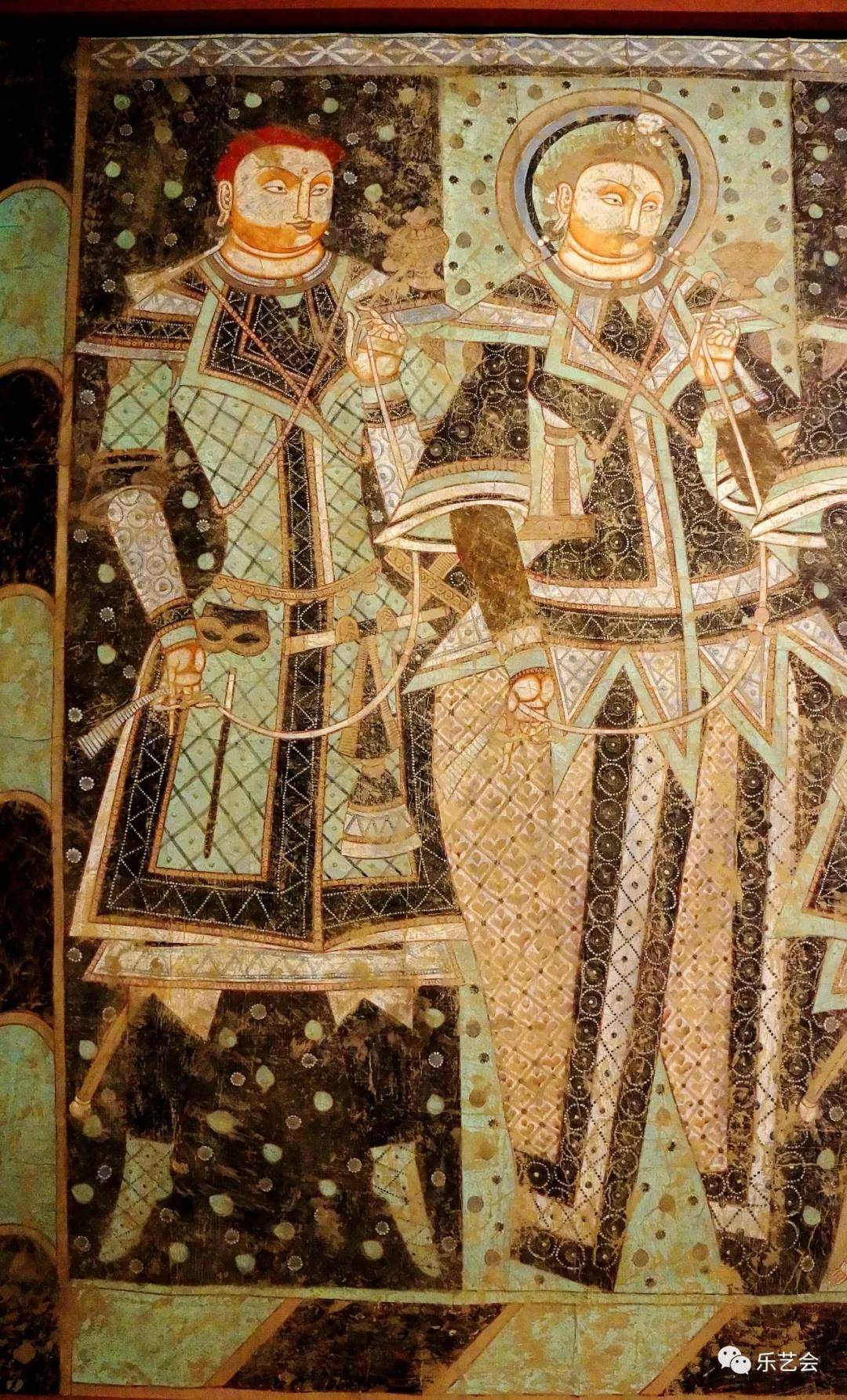 龟兹供养人临摹艺术施隆多夫分享成博丝路之魂敦煌展