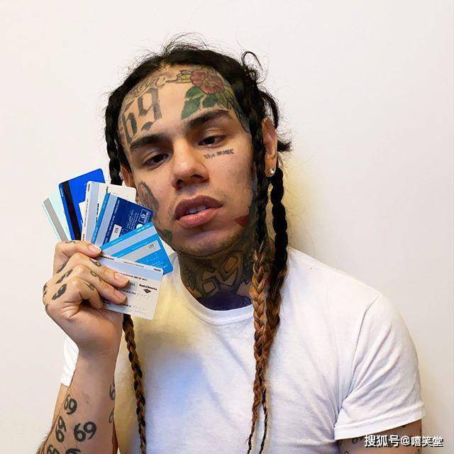 原创开炮6ix9ine刚出狱就diss比伯a妹和狗爷