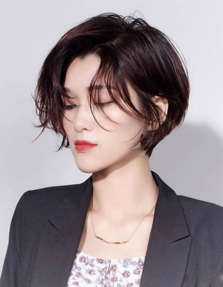 夏天必备短发海螺头清爽又娇俏