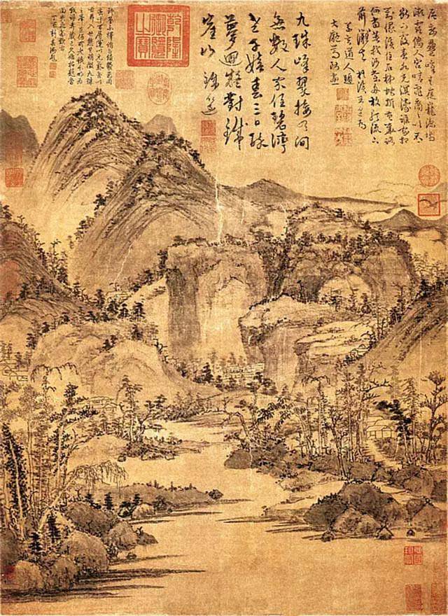 南宋四大家:李唐,劉松年,馬遠,夏圭▲ 顧愷之《洛神賦圖》六朝(三