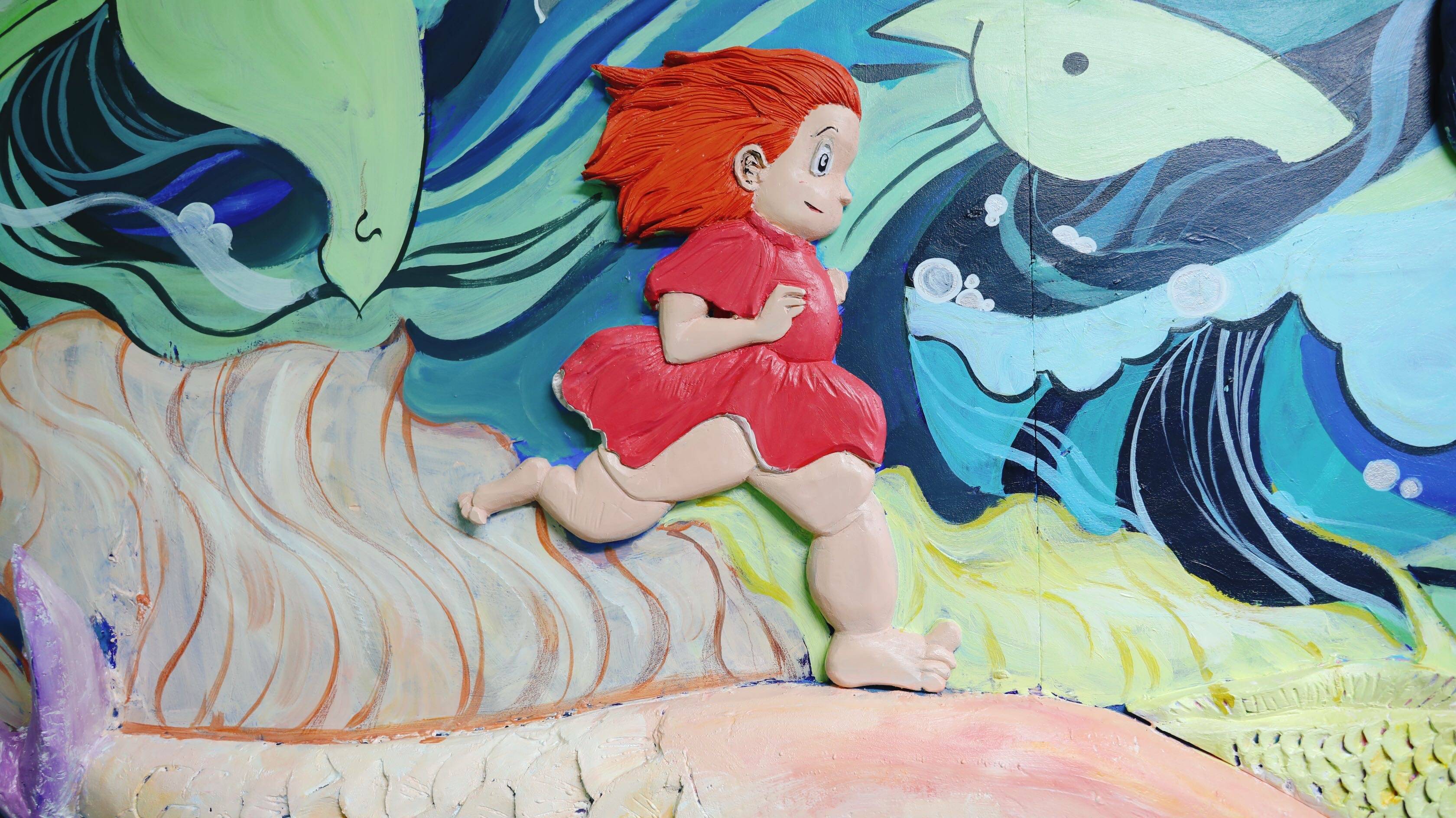 大墨环创 | 永远保持孩提时代的希望_宫崎骏