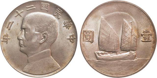民国时期孙中山像船洋系列银币--机制银元基础知识