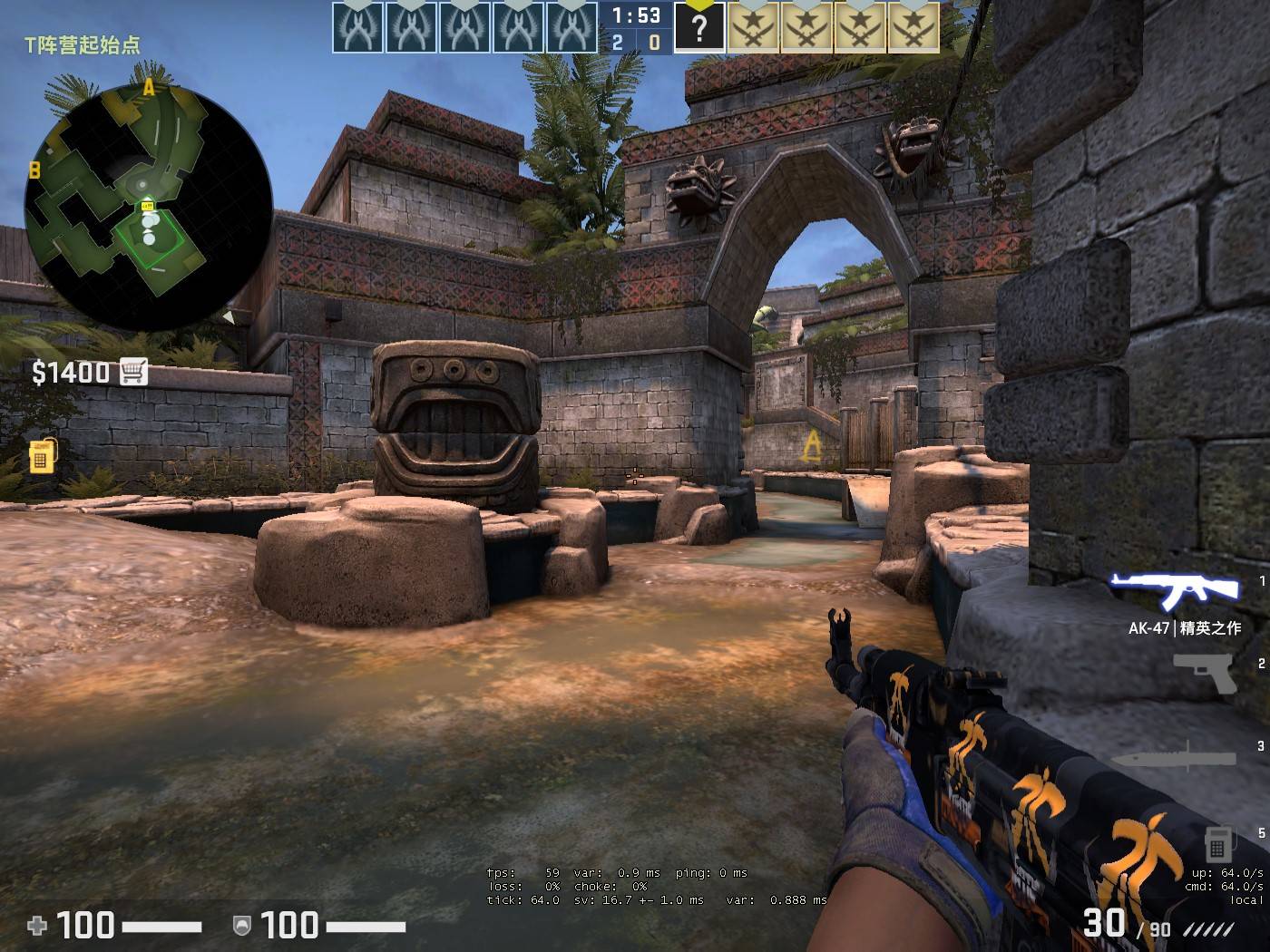 csgo战术教学科洛林地图玩老六这些阴人点位绝对能用上