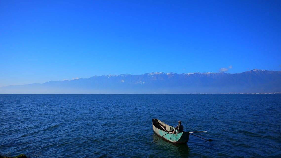 雲南洱海一個吸收水能量的極佳之地