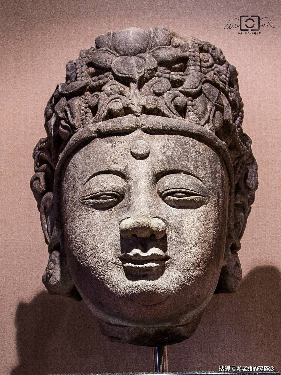 看着都心疼,一组从国外返还回来的佛头