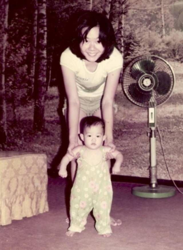 范晓萱小时候的照片图片