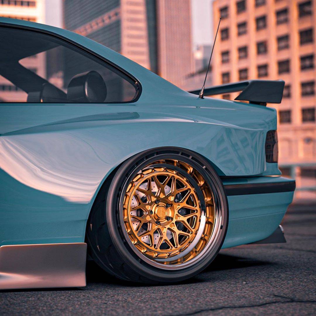 打造"jdm"风格的低趴宽体宝马m3!