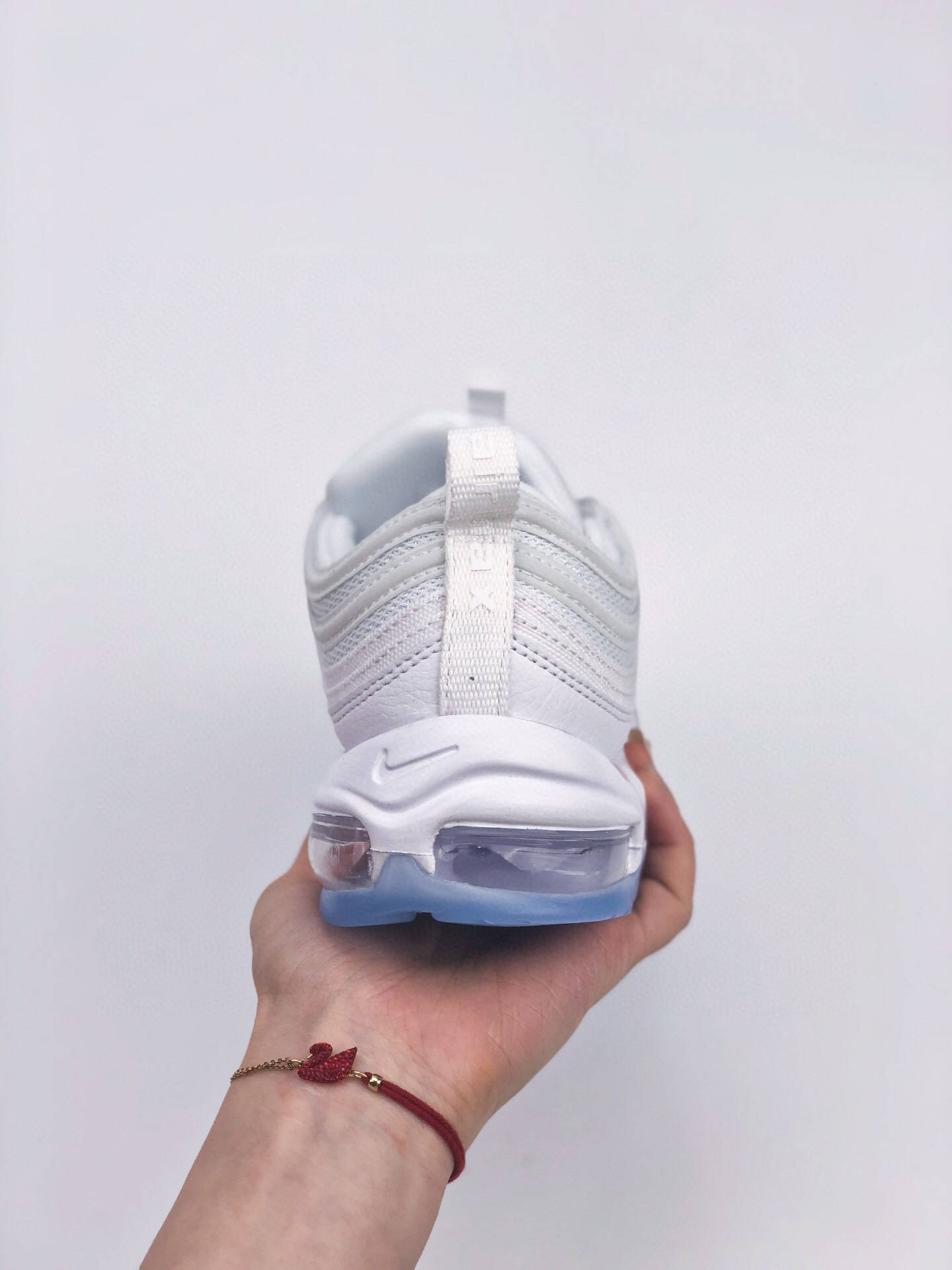耐克 nike air max 97 white ice 圣水冰蓝气垫跑鞋