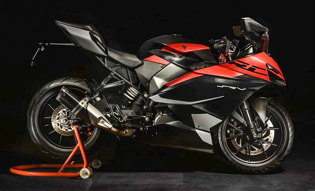 ktmrc390设计过于中庸车友自制版完爆原厂设计师