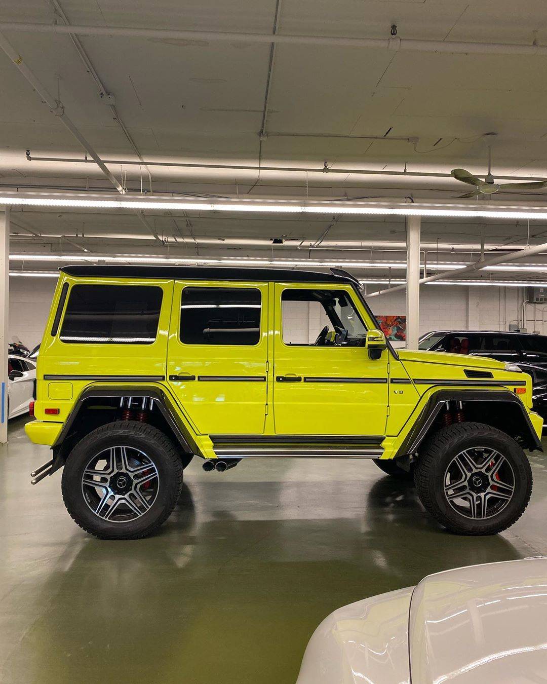 到哪都是"居高临下"的奔驰g550 4x4