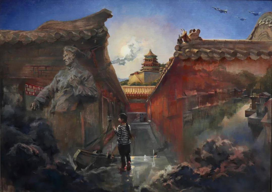 郝志明(北京师范大学) 记忆颐园 油画