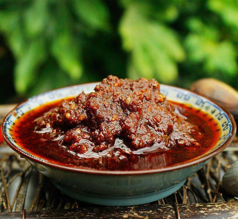 牛肉醬香辣醬盆盆蝦鮮辣醬豆瓣辣醬製作工藝