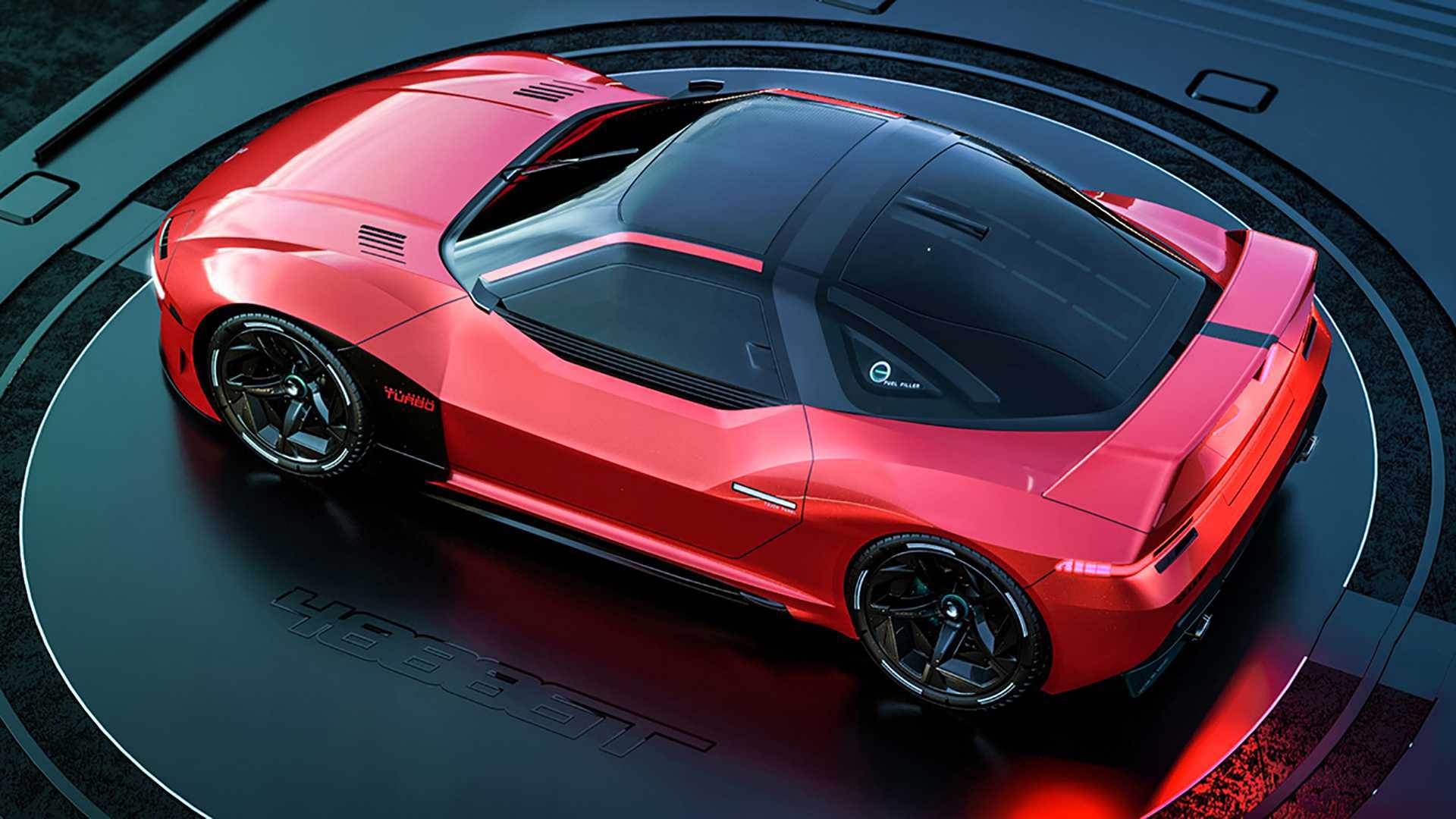 假如三菱跑车复活,会是什么样子的?三菱4000gt渲染图曝光