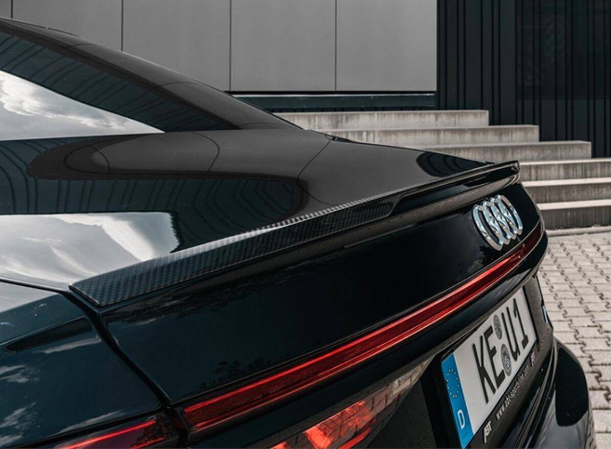 奥迪s8 abt sportsline实拍,黑武士外观/4.3s破百