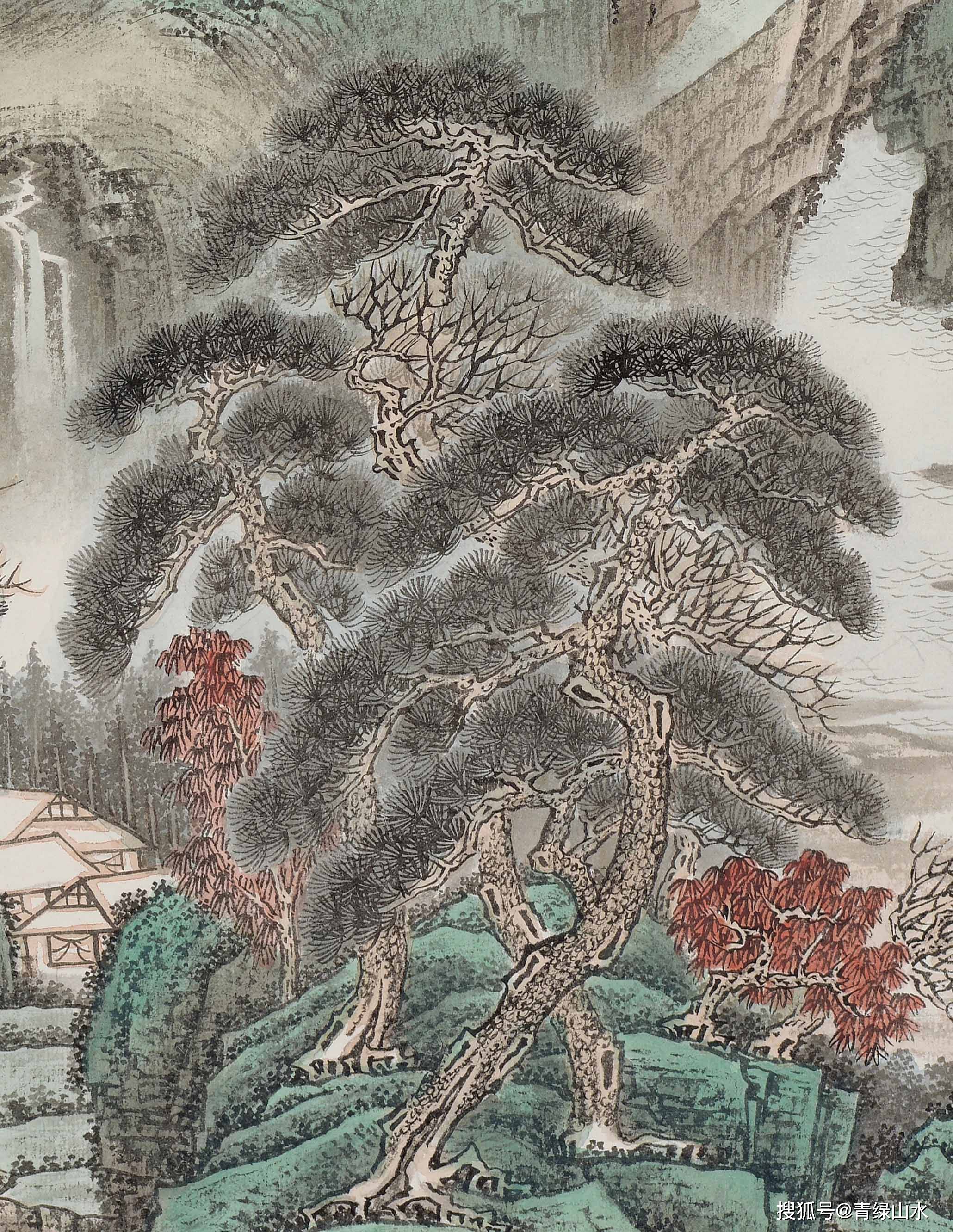 一棵树窥探青绿山水的精妙