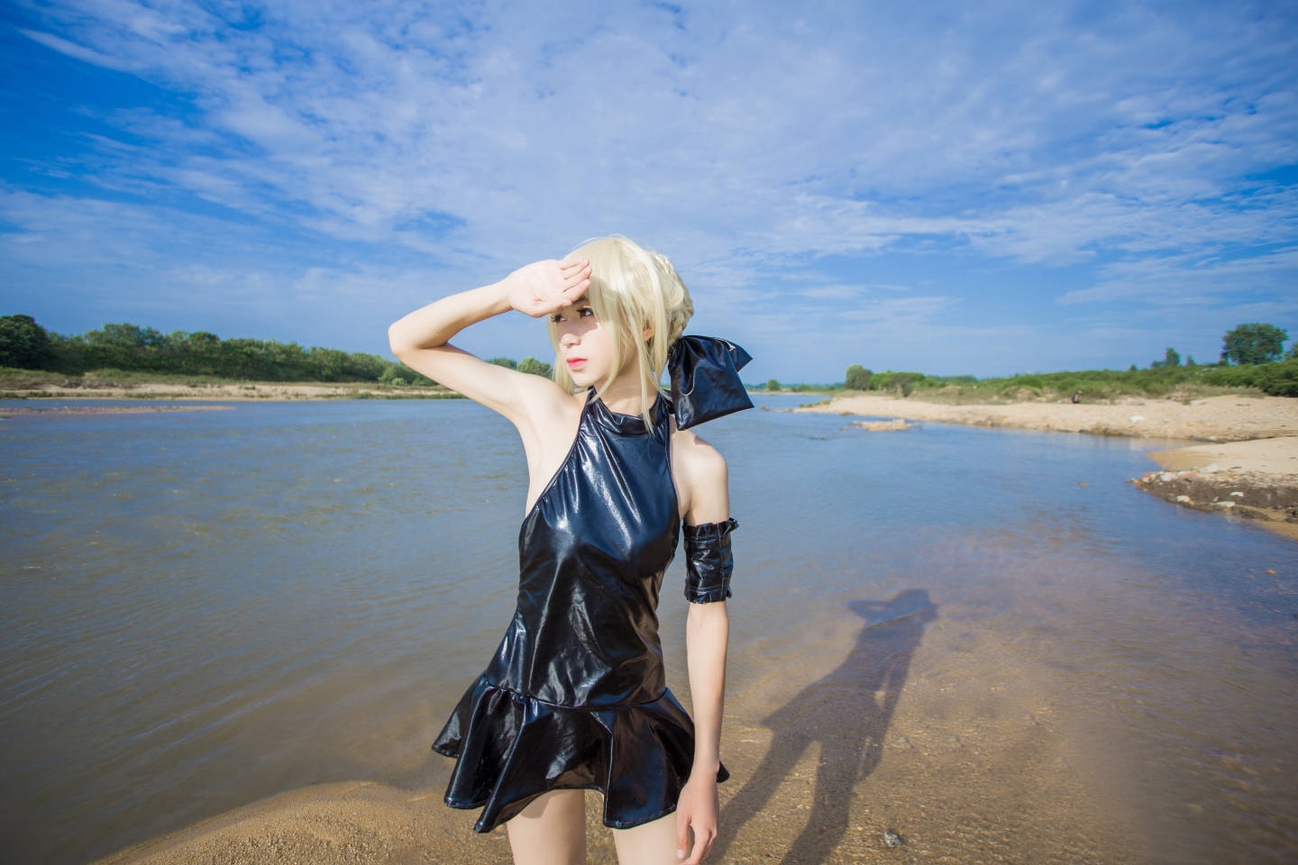 原创每日cos集锦大赏海边抓拍之泳装小姐姐网友我爱了