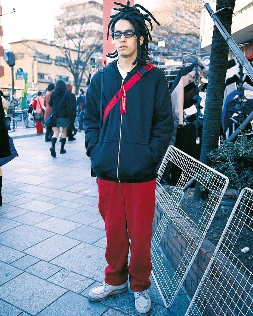 90年代日本青年原宿穿搭,复古又时尚!