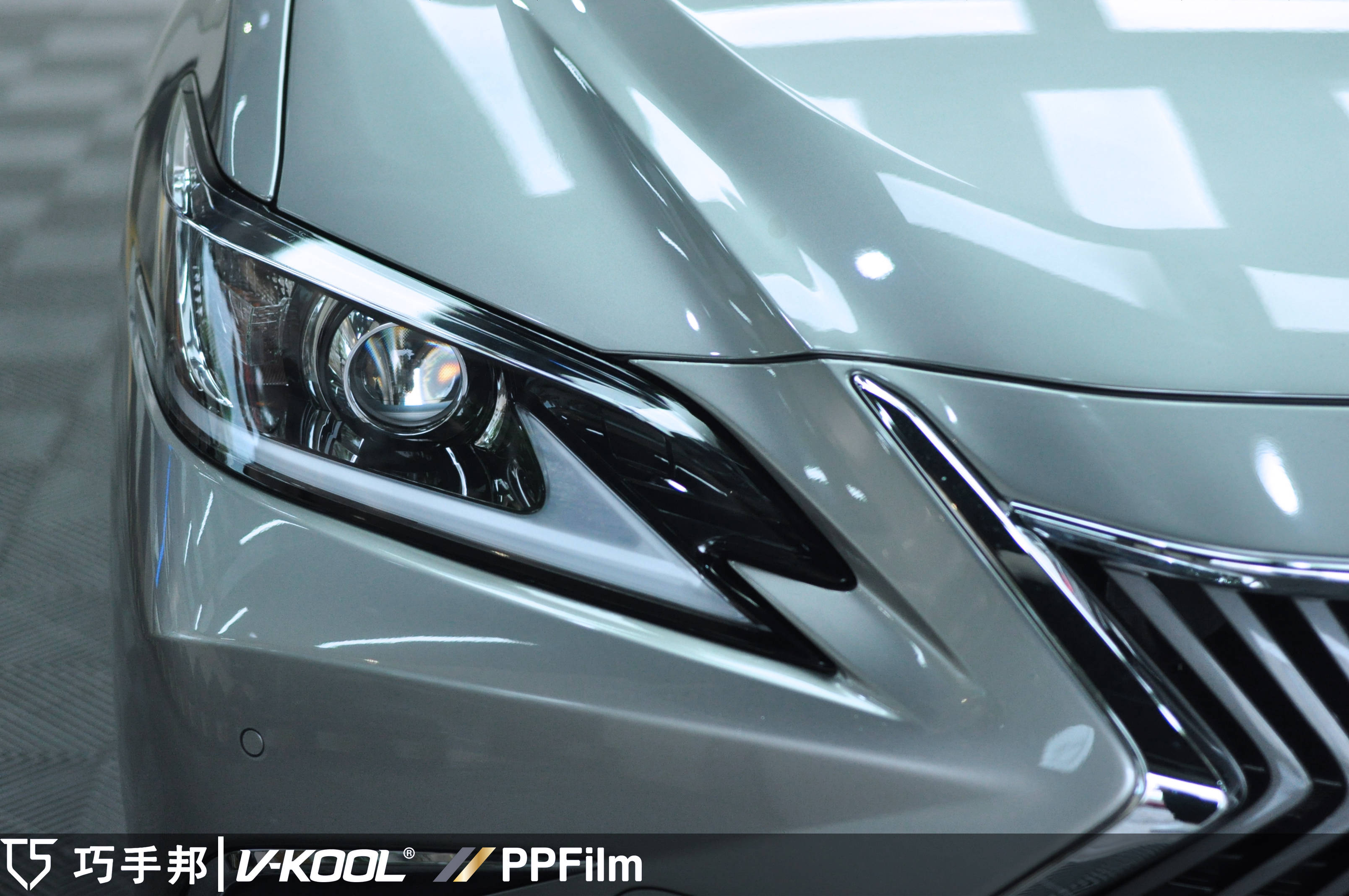 雷克萨斯es200装贴威固v10隐形车衣—巧手邦