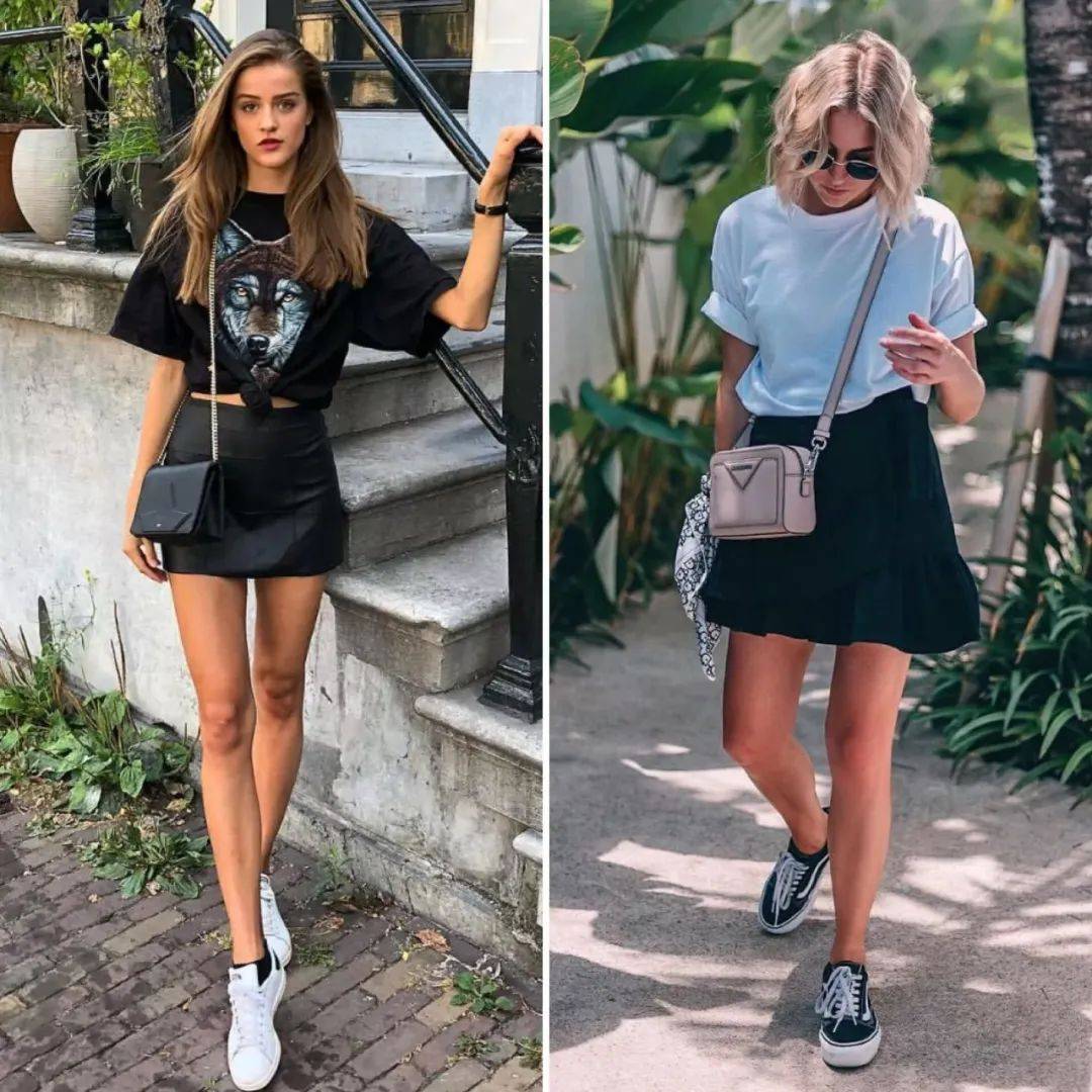 原创裙子  运动鞋 = 2020巨in混搭,好看到不像话 !