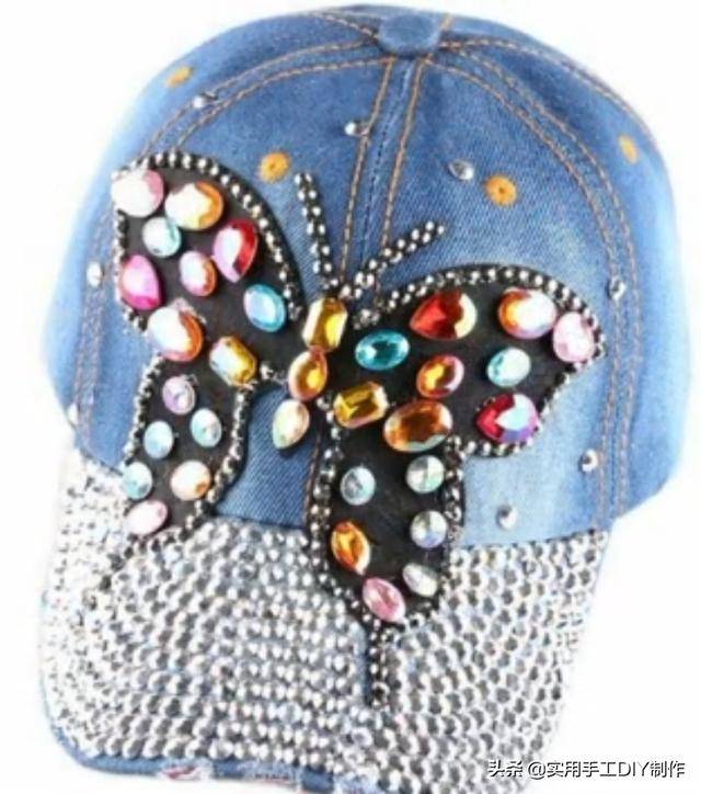 「串珠作品」45款用钻石和珍珠装饰的帽子,戴在头上真闪亮