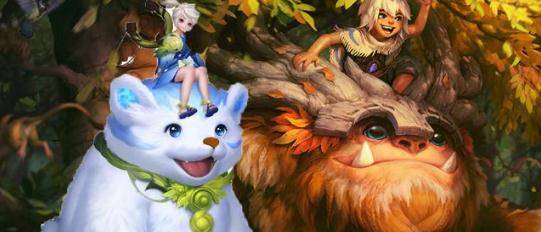 在这其中,阿古朵的长相跟lol里"雪原双子努努"和"威朗普"有神似之处