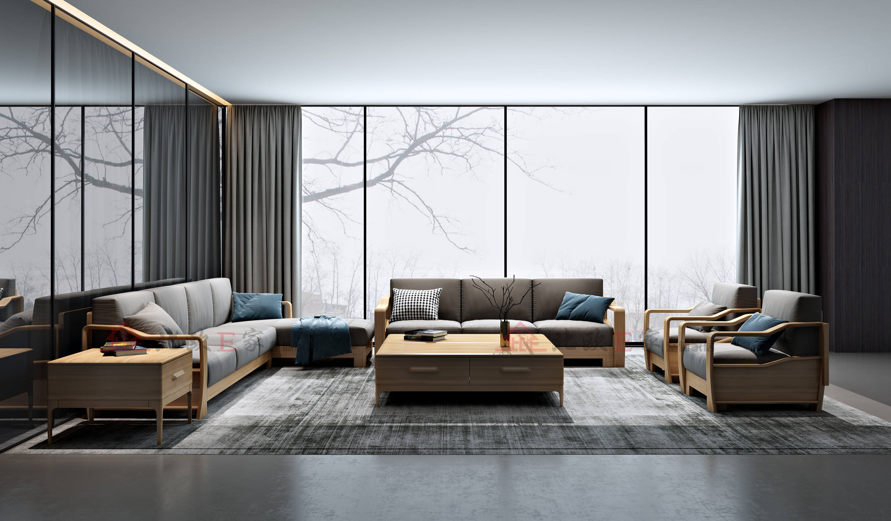 北欧e家:走心的黑白灰设计,简直太有格调了