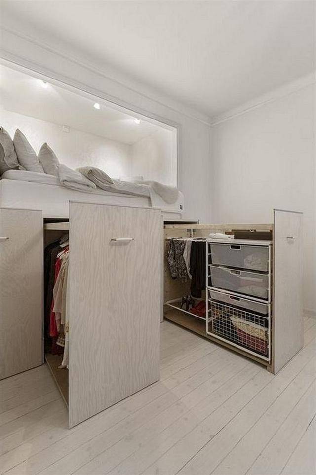 这设计很聪明床抬高60cm又能收纳又能睡我家小房间也想这么干