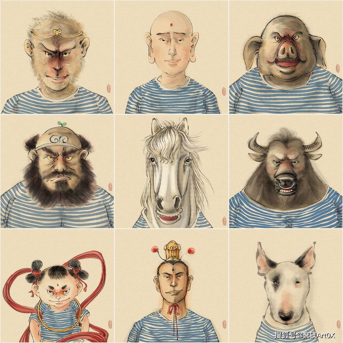 39岁男画家,靠"网黄"作品走红,这面红耳赤的画风,你见过么?