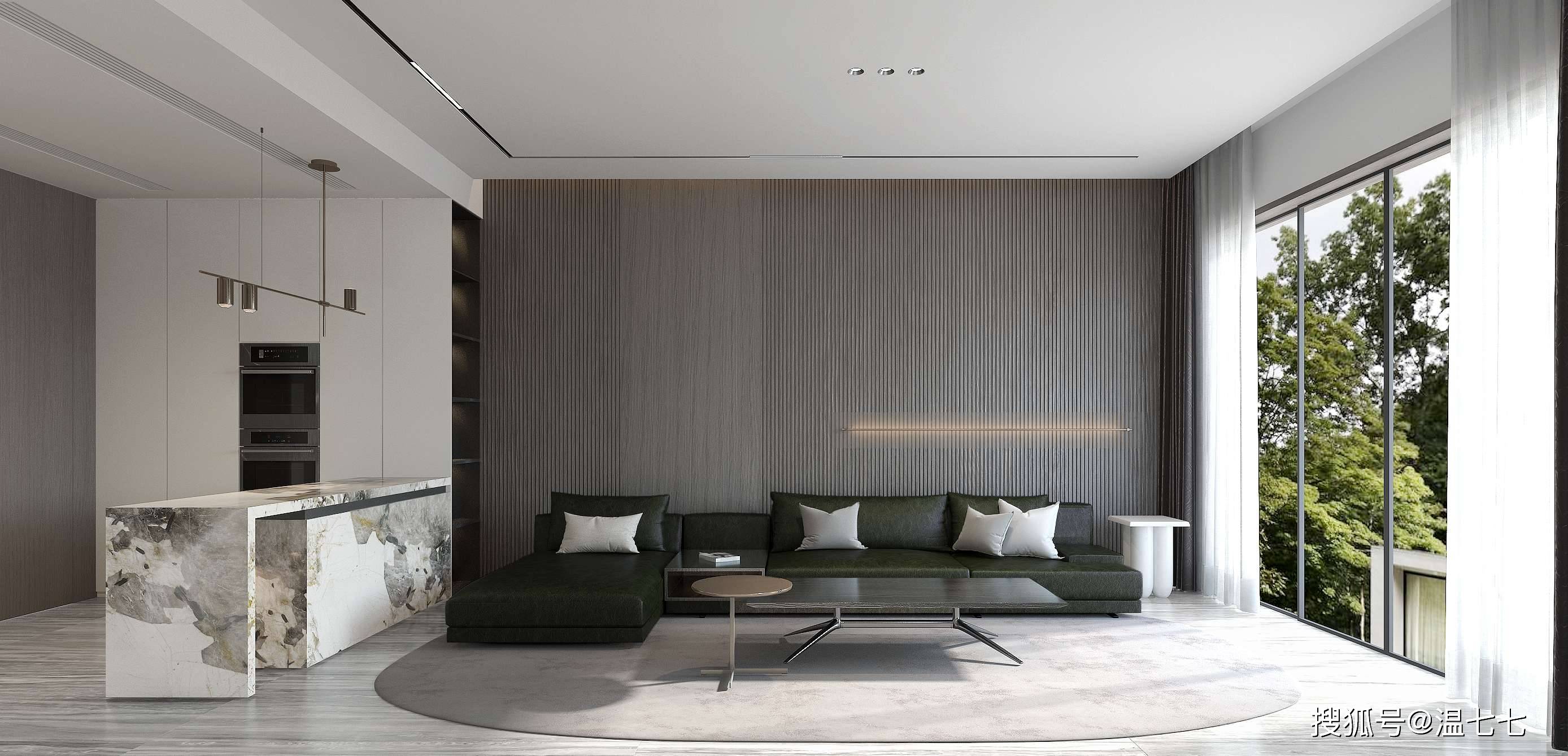 无锡别墅装修 | 建发玖里湾245平现代轻奢风_蠡湖一号