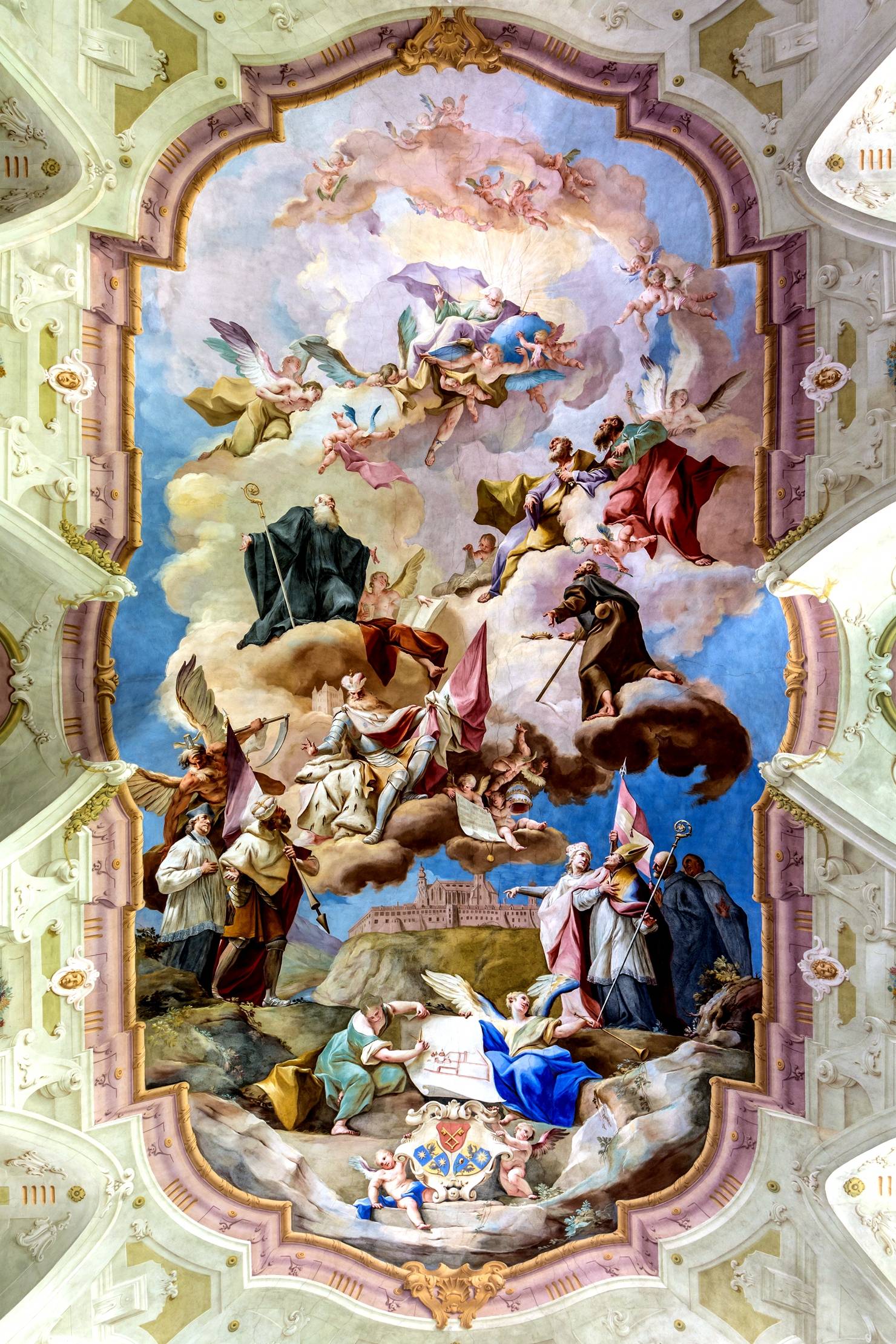 欧洲宫廷壁画图片