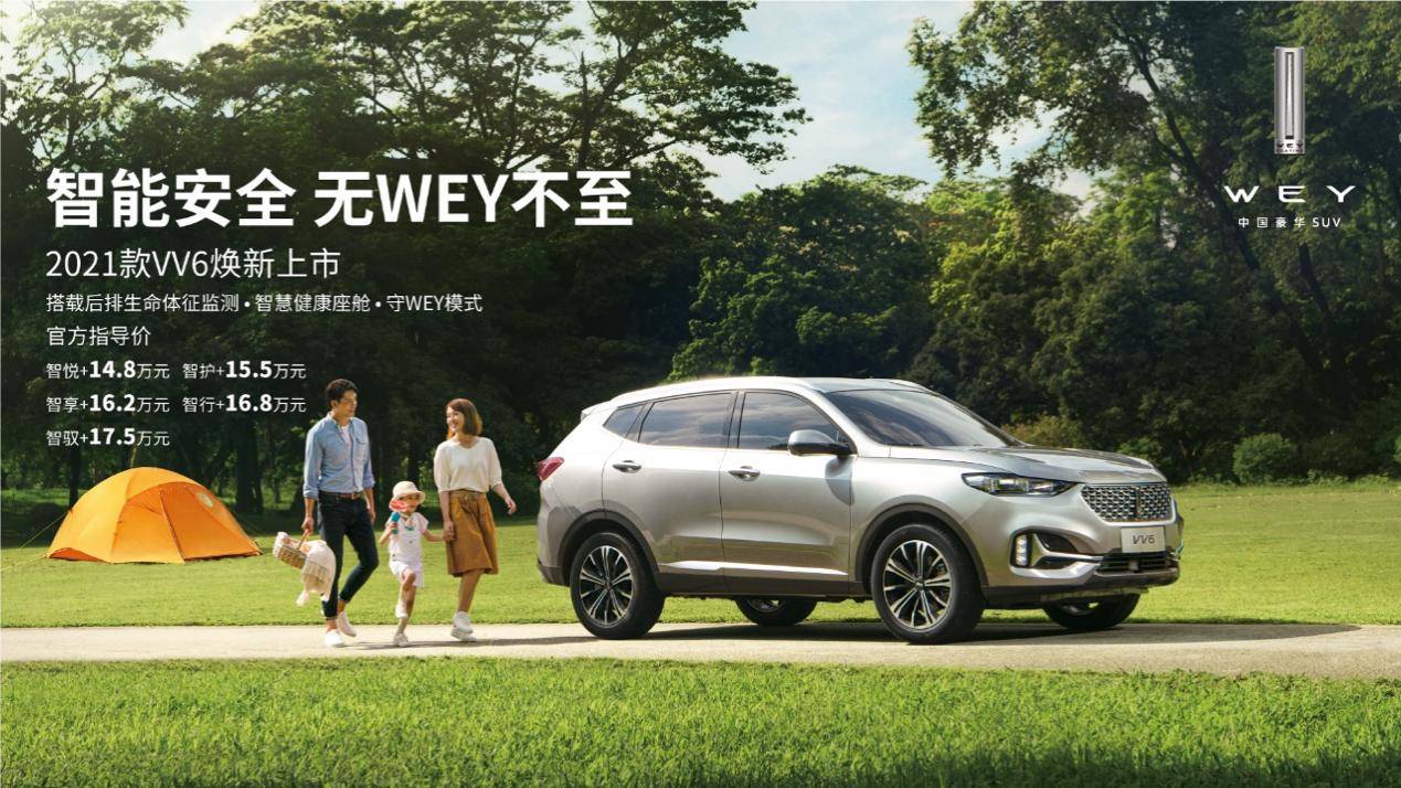 将安全进行到底，2021款VV6上市，14.8万元起售