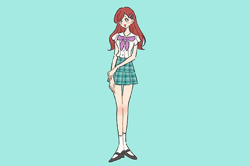 不穿公主裙穿jk小裙子的迪士尼公主茉莉公主的肤色是大亮点