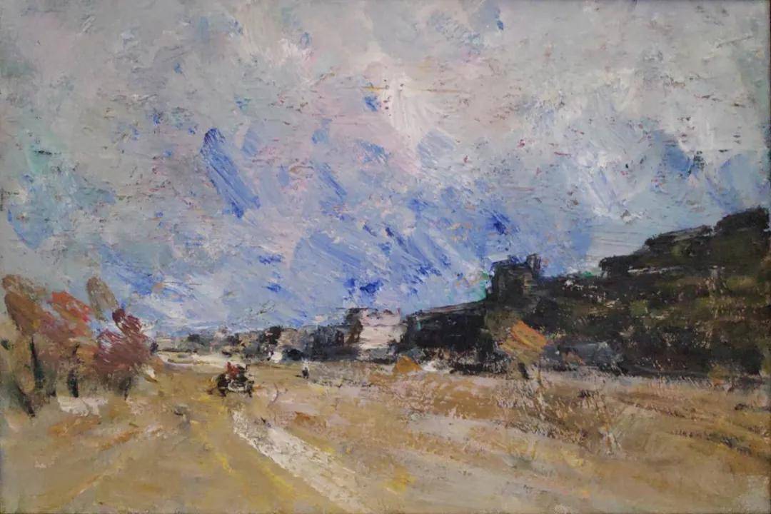 "大城小像——平安·美丽·北京风景小幅油画展"画家张立建作品