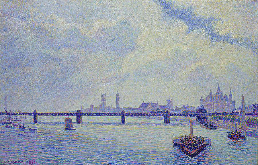 印象派画家-卡米耶·毕沙罗-河流水域篇