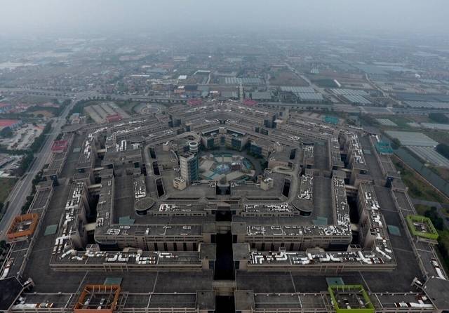 原创上海有座五角大楼气势不输美国很多人却不知道