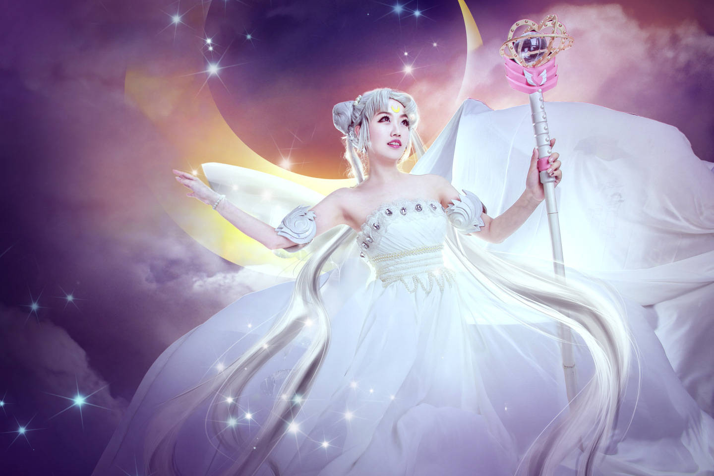 每日图鉴大赏,《美少女战士》倩妮迪cos,高贵,温柔的大美女!