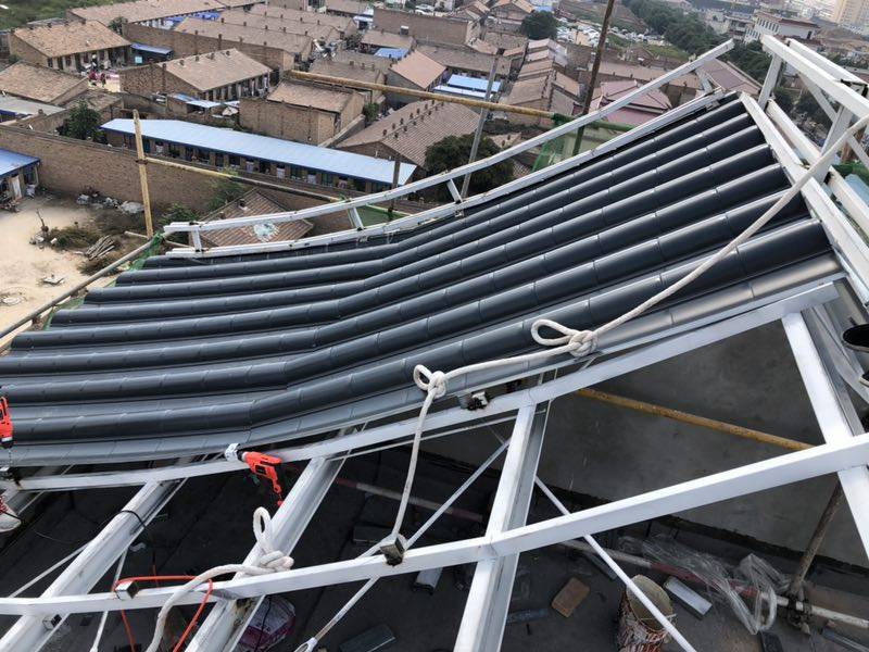 兰州仿古金属瓦厂家揭秘铝瓦五十年不漏水的秘密