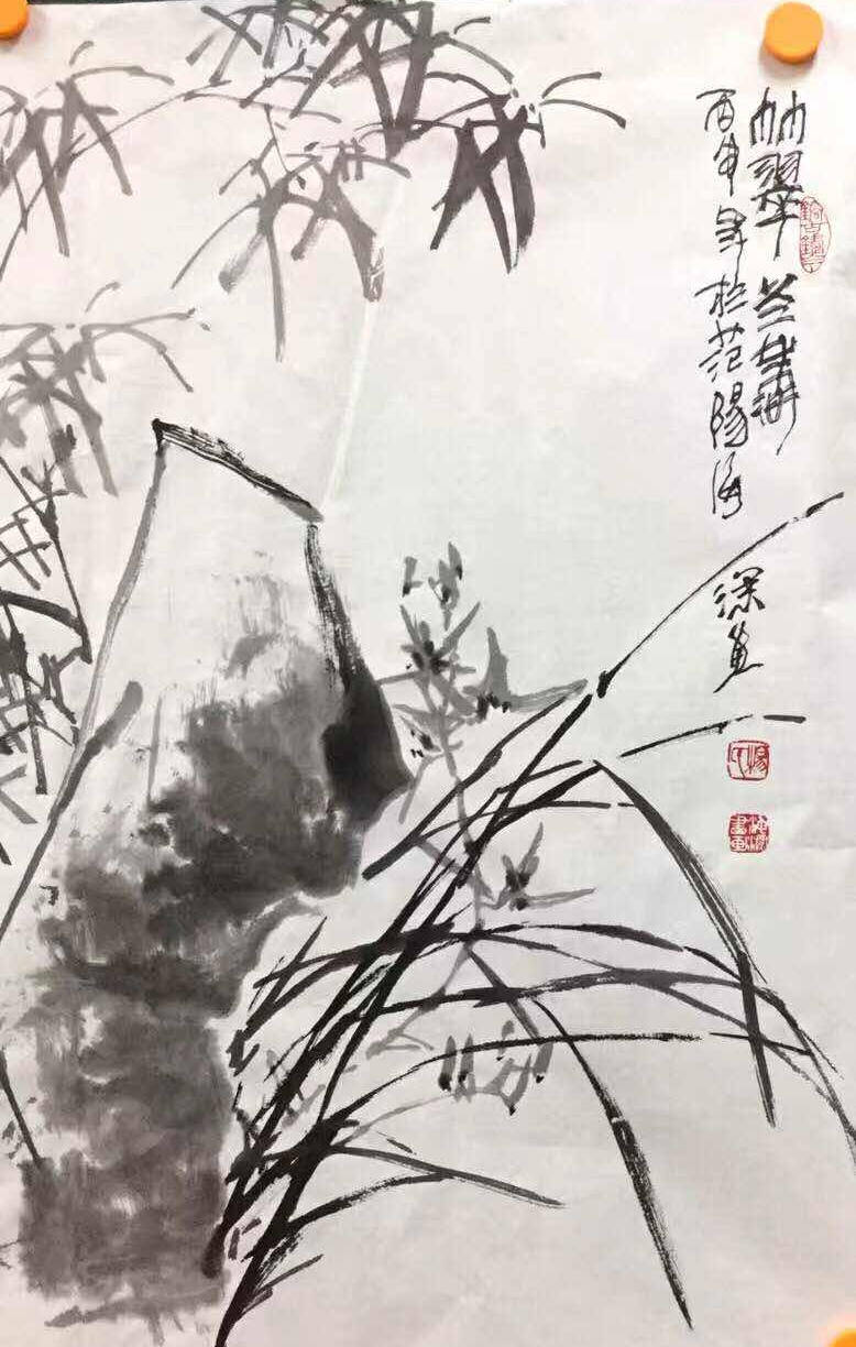 杨海深小写意—兰花