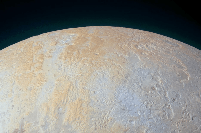 冥王星大气层图片