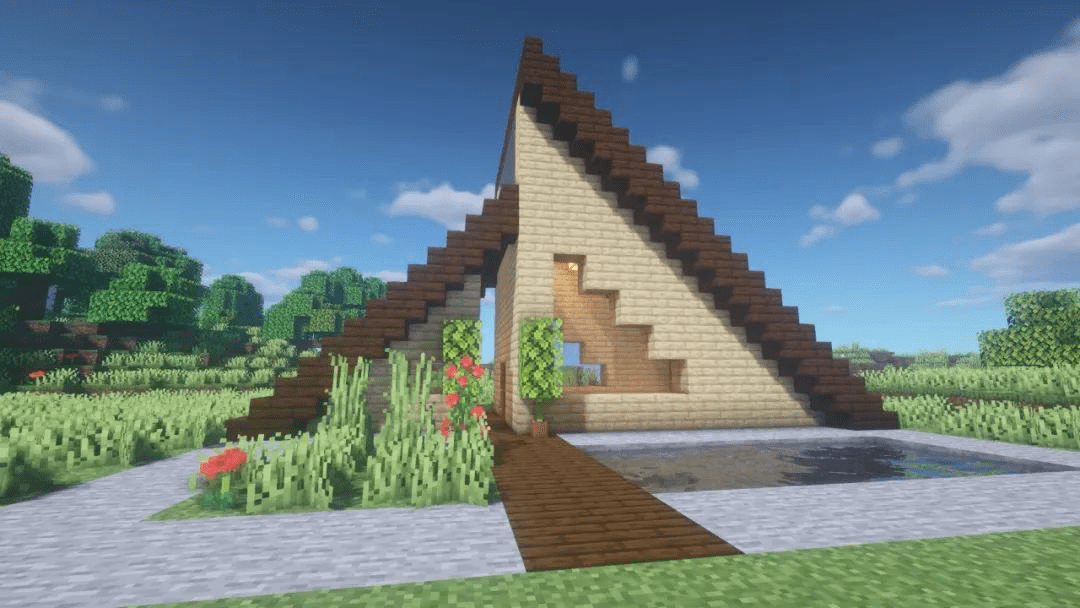 原创《我的世界》三分钟学会建造超个性温馨房屋 从此告别你的火柴盒